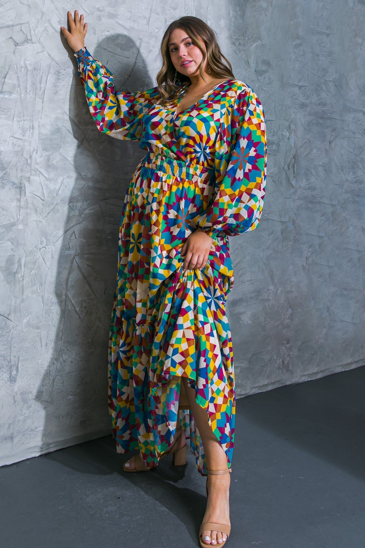 EVERYTHING I LOVE WOVEN MAXI DRESS Flying Tomato